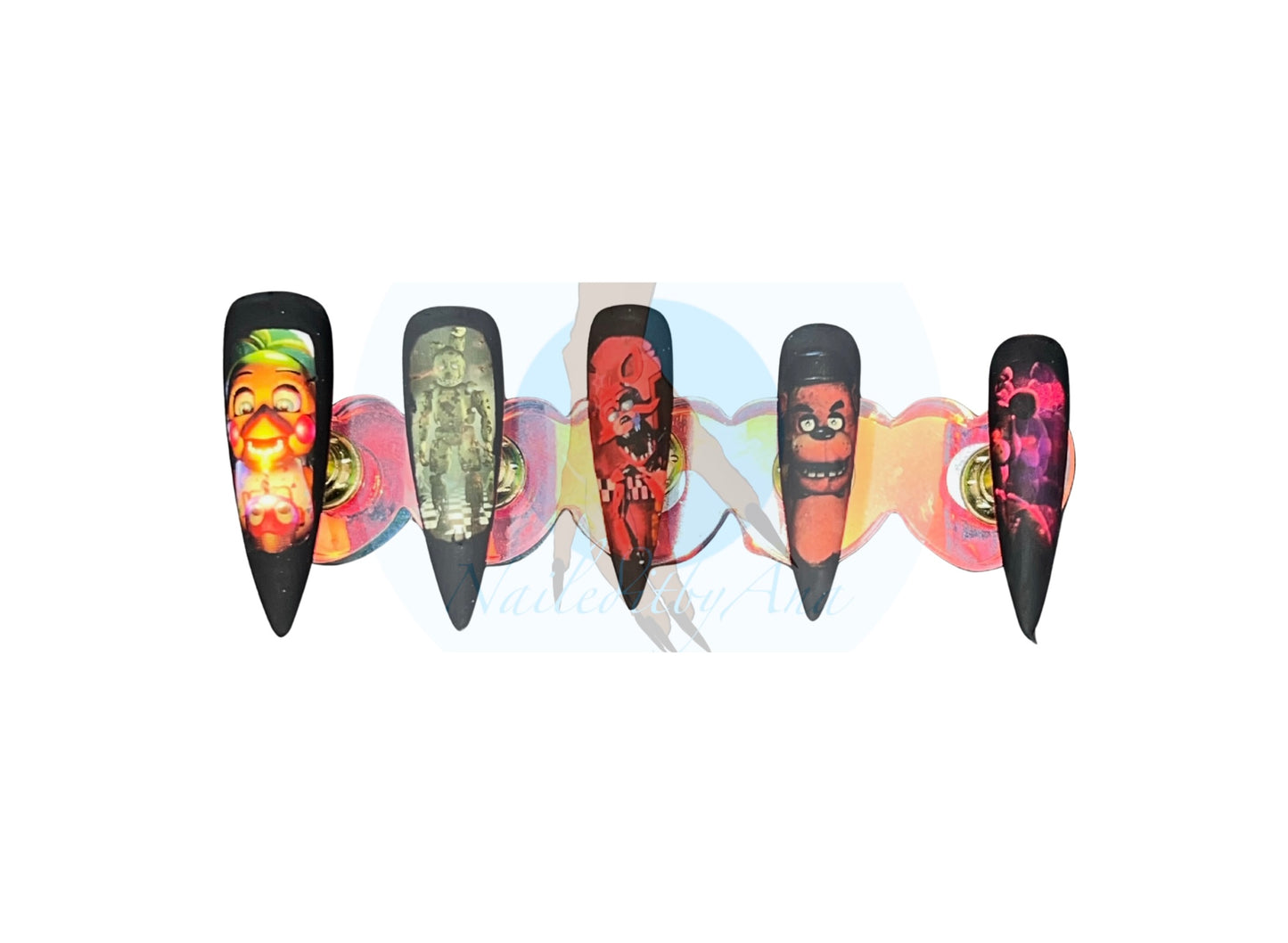 Décalcomanies d'ongles FNAF