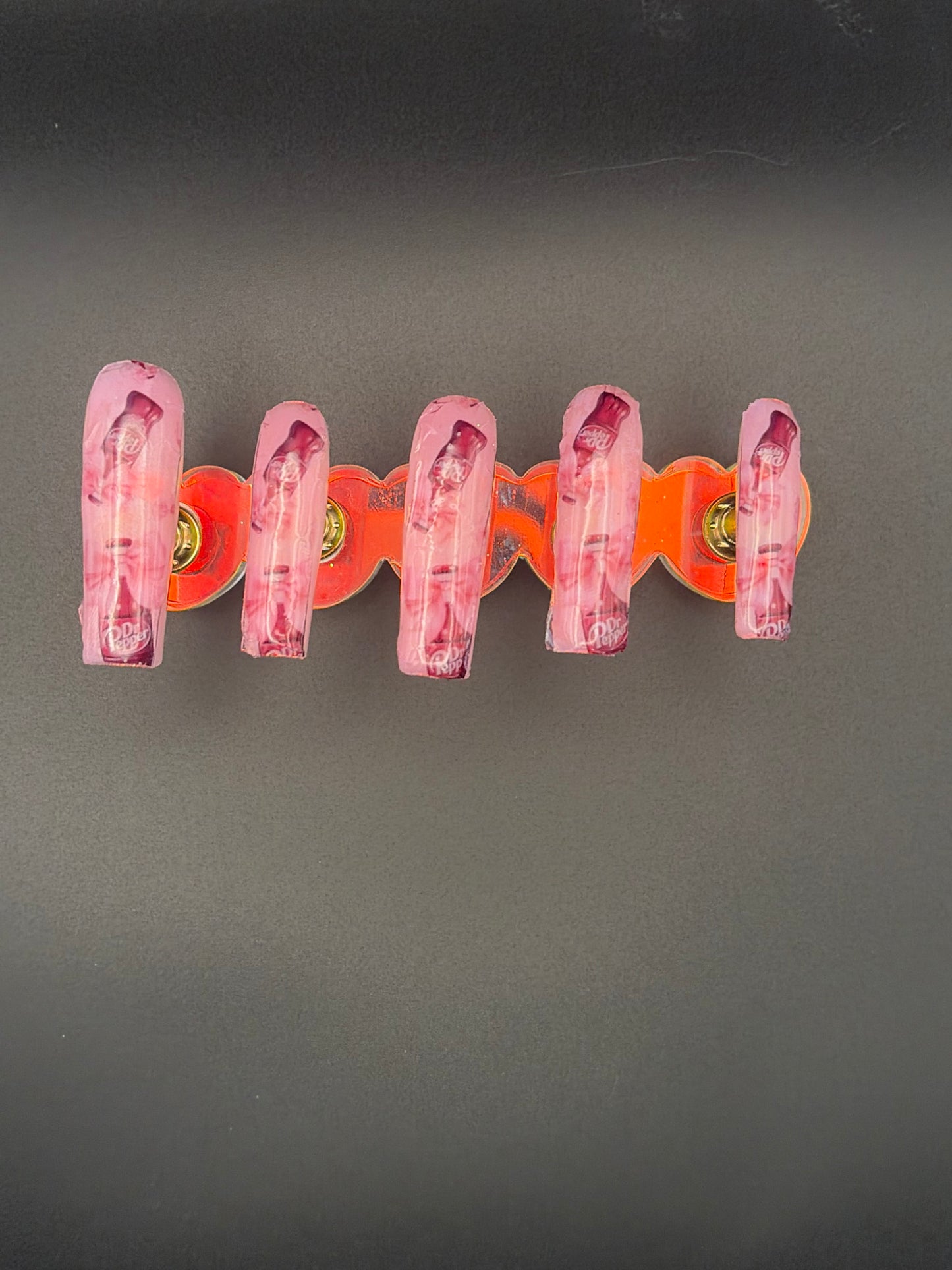 Dr. Pepper Bows Nail Decals