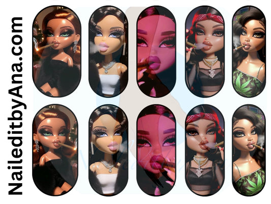 Baddie Blaze #1 Nail Decals