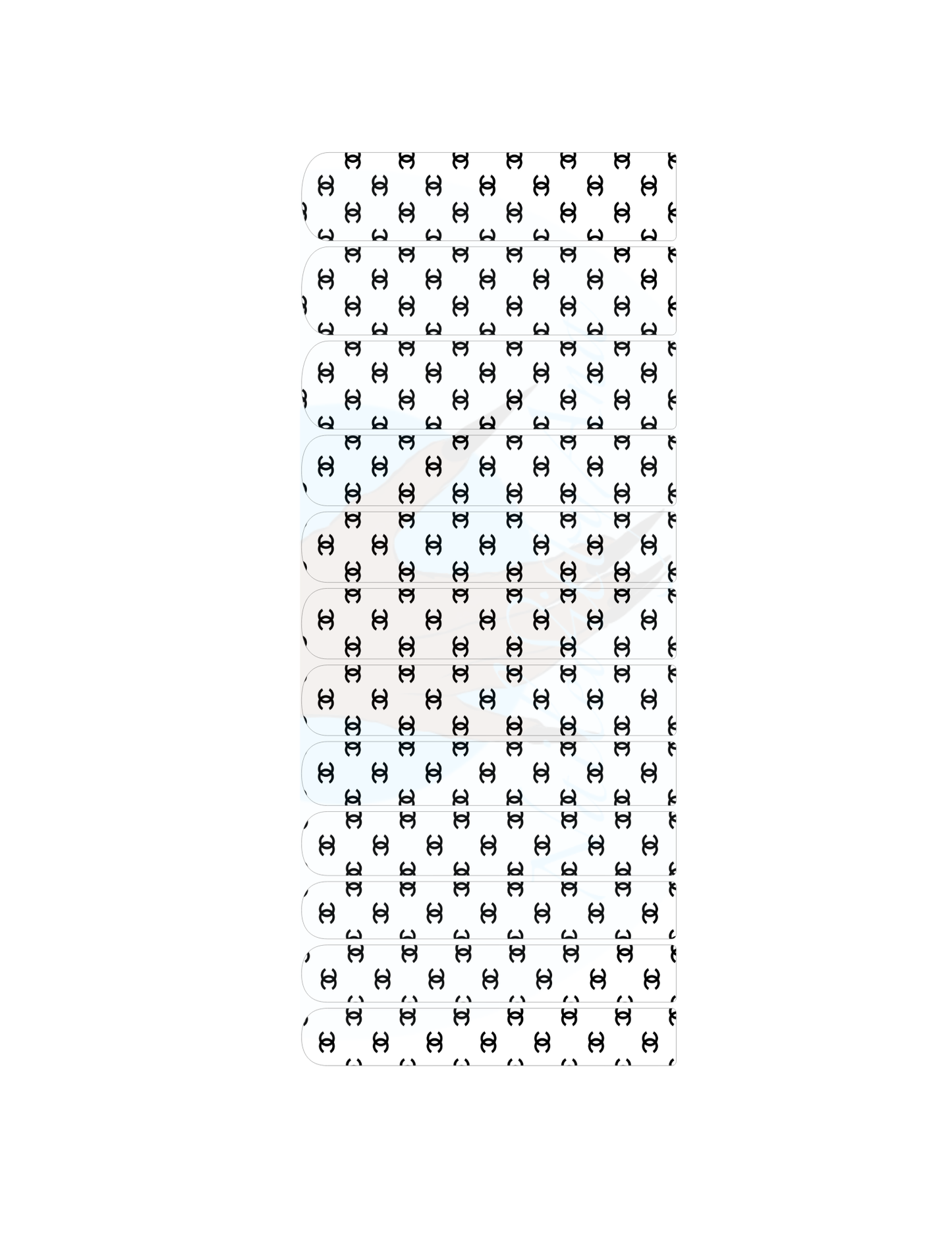 Double C’s All Over Nail Decals
