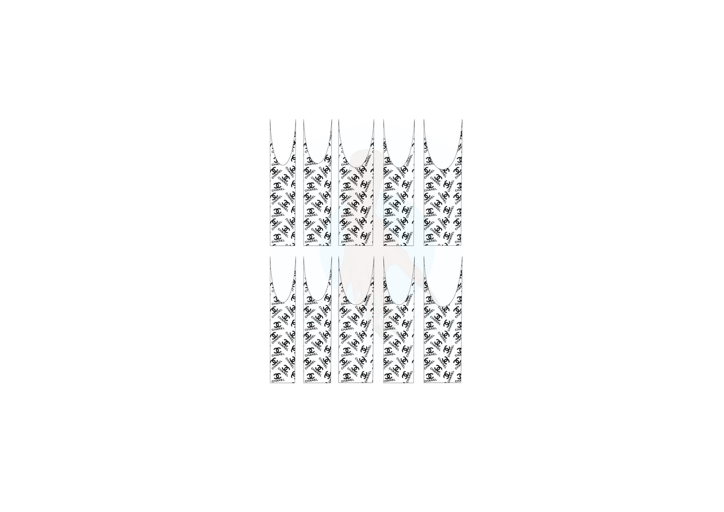 Double C’s All Over Nail Decals