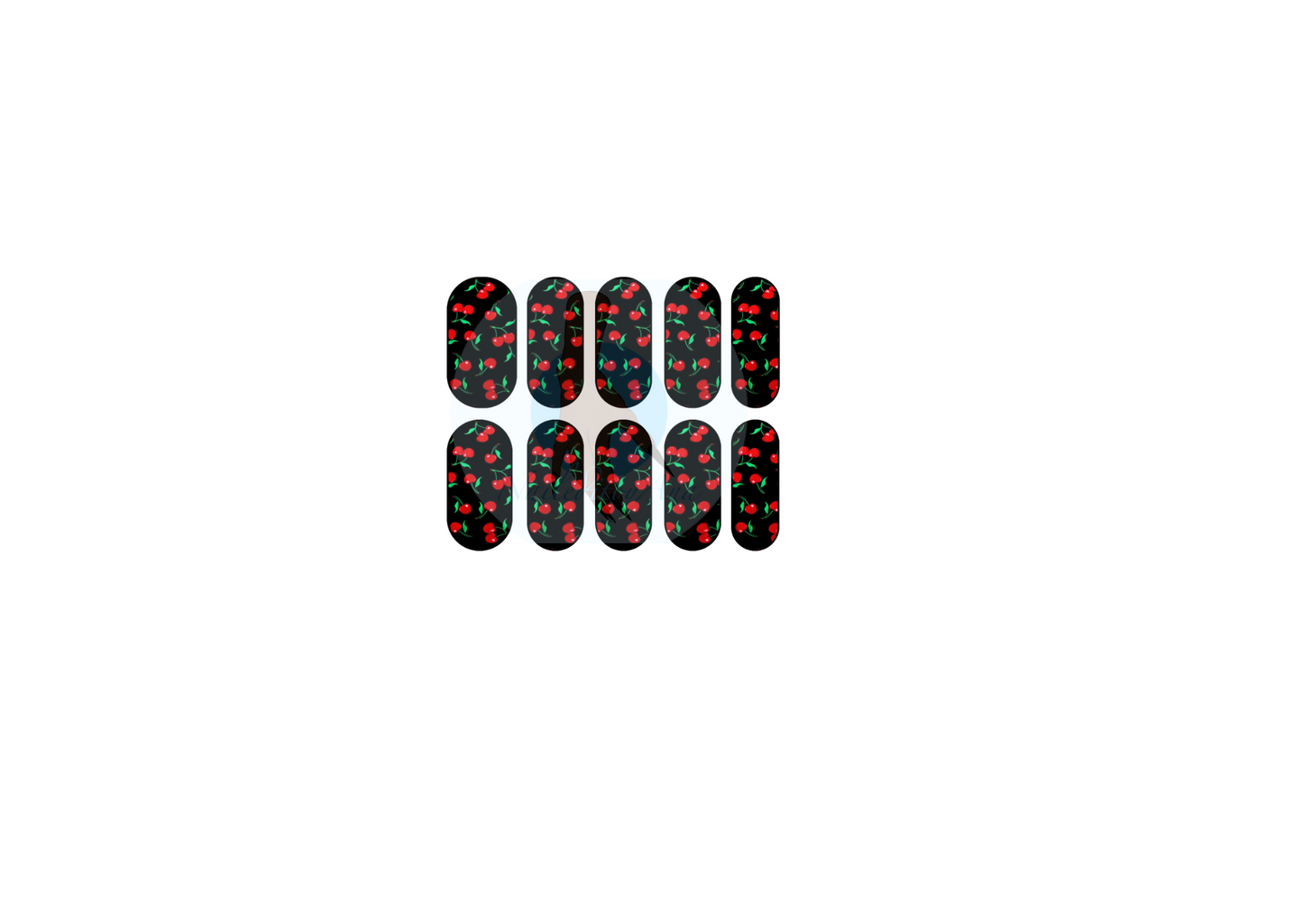 Twin Cherries Combo #1 Nail Decals