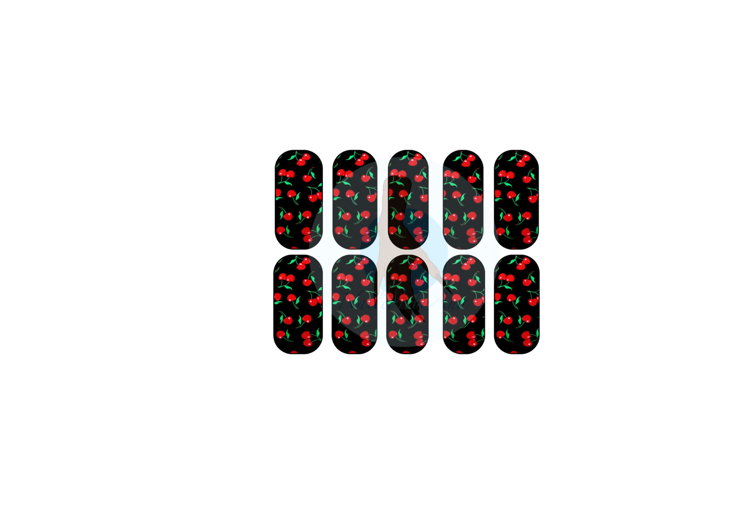 Twin Cherries Combo #1 Nail Decals