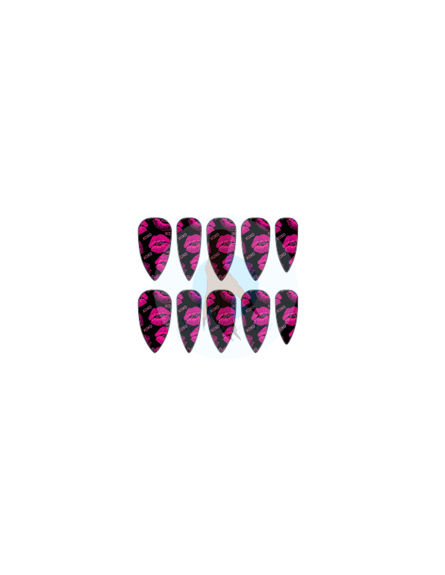 Xoxo #1 Nail Decals