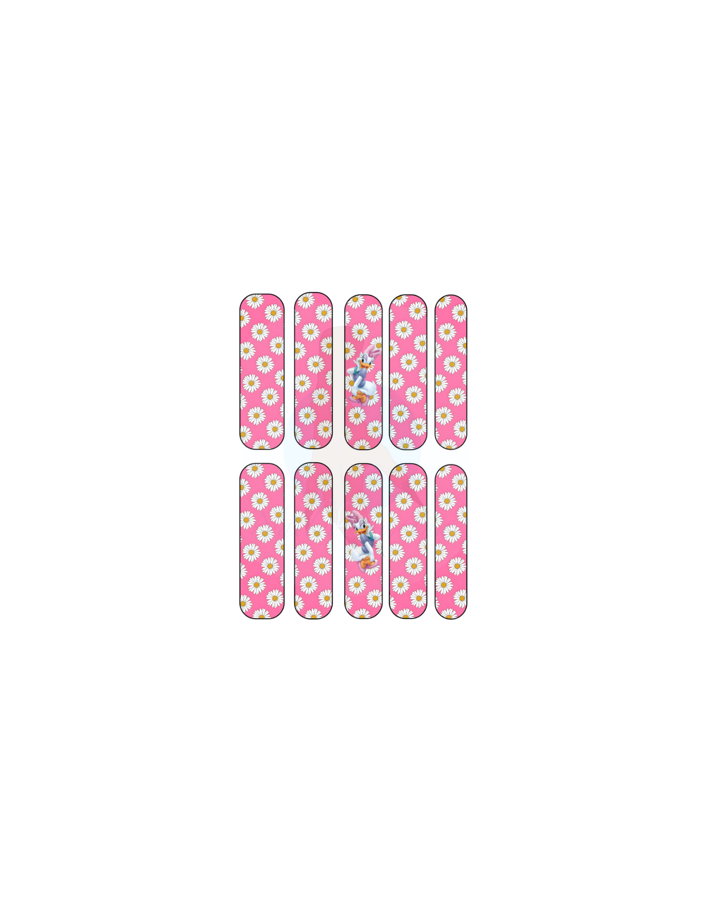 Cute Duckie (pink) Nail Decals