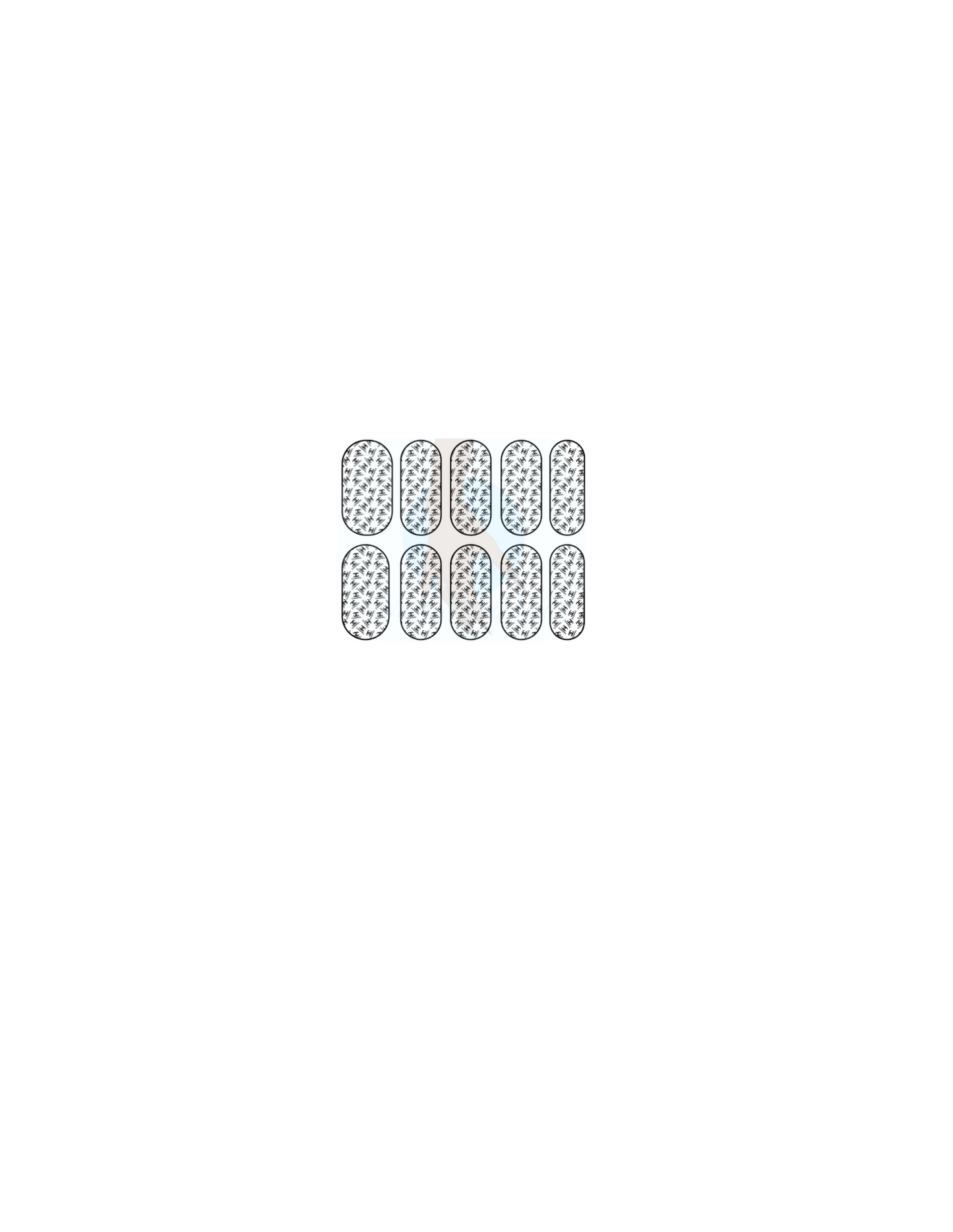 Double C’s All Over Nail Decals
