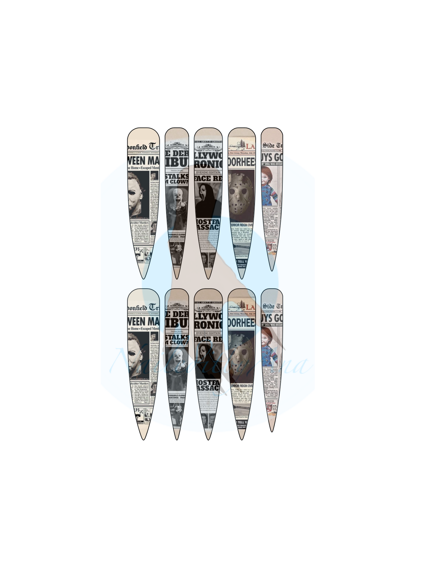 Midnight Madness Nail Decals