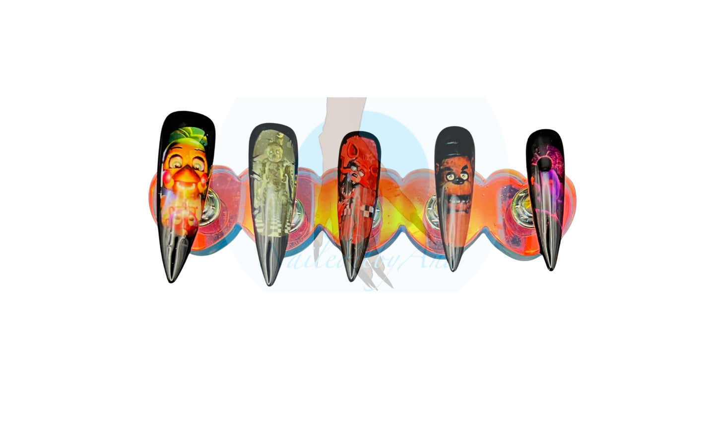 Décalcomanies d'ongles FNAF