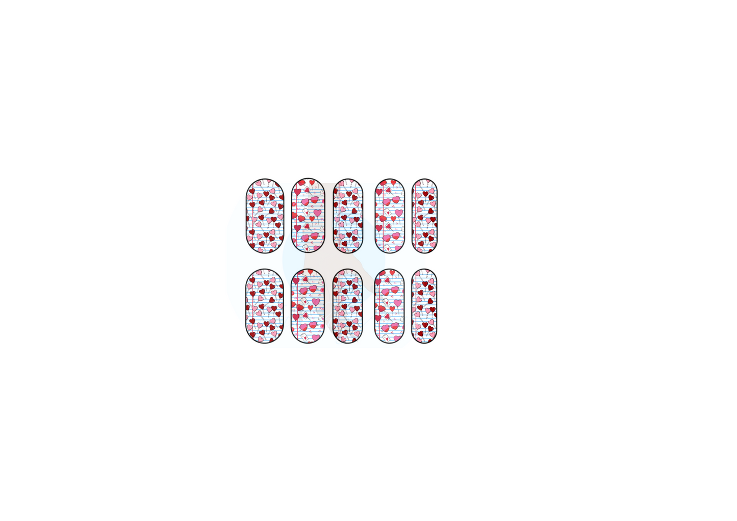 School Love Nail Decals