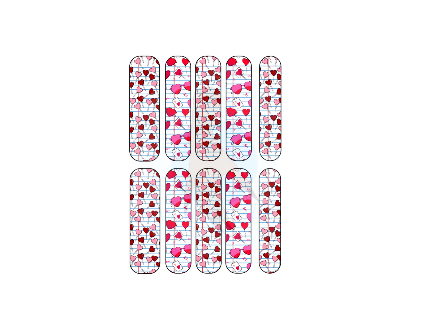 School Love Nail Decals