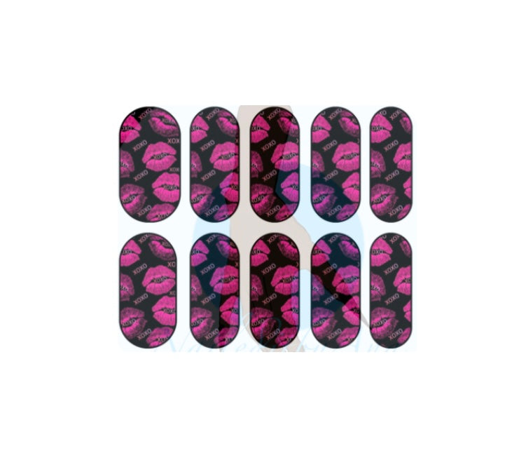 Xoxo #1 Nail Decals